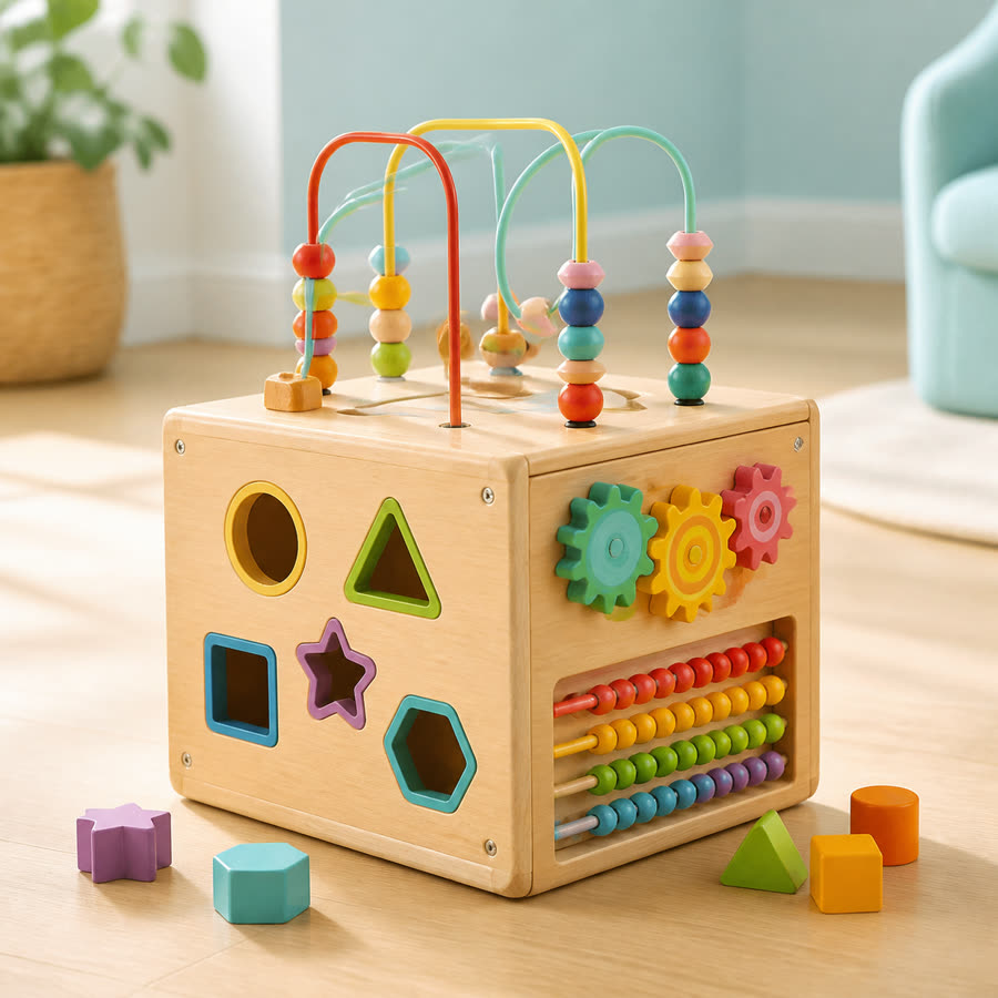 Brinquedo educativo colorido