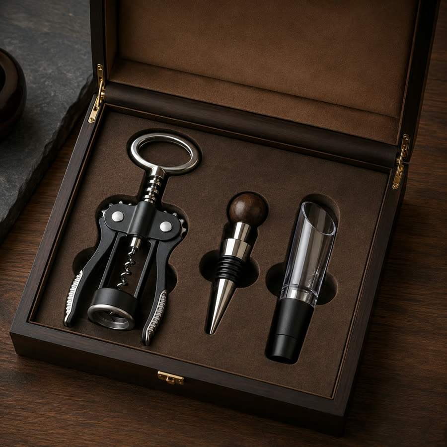 Kit de acessórios para vinho